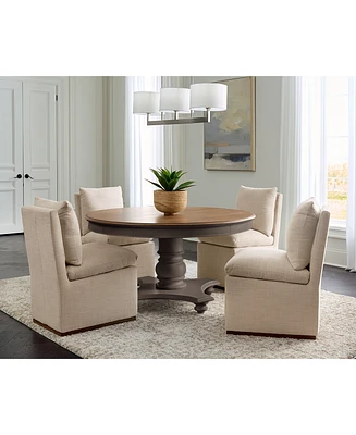 5 Pc. Set (Mandeville Round Dining Table & 4 Kenity Ii Side Chairs), Created for Macy's