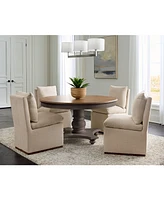 5 Pc. Set (Mandeville Round Dining Table & 4 Kenity Ii Side Chairs), Created for Macy's