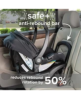 Diono Quantum 4 3-in-1 Travel System with LiteClik30 R SafePlus Infant Car Seat and Base, Gray Slate