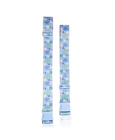 Disney Stitch 2-Piece Luggage Strap Set - Light Tropical Design