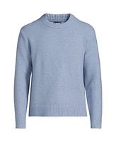 Lands' End Men's Long Sleeve Ultra Soft Oversized Crewneck Sweater