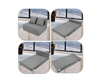 gaomon Folding Sofa Bed, Foldable Couch Bed with Pillow, Convertible Sleeper Chair Folding Sofa Mattress