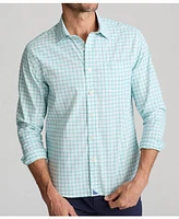 UNTUCKit Men's Slim Fit Wrinkle-Free Performance Wells Button Up Shirt