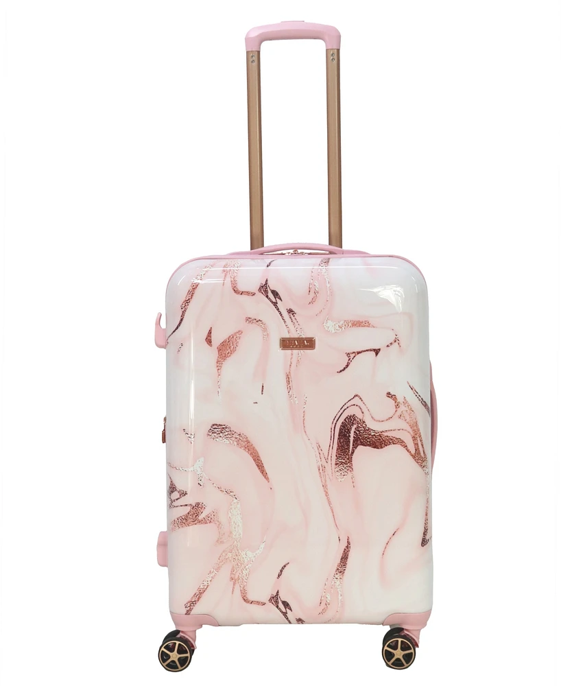 Thalia Sodi Marble Swirl 26" Expandable Luggage