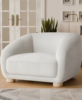 Furniture of America 42" Waxley Chemille Sloped Arm Chair