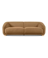Furniture of America 88" Waxley Chenille Slope Arm Sofa