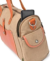 Tsd Brand Super Horse Canvas Satchel Bag