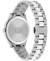 Gucci Women's Swiss G-Timeless Stainless Steel Bracelet Watch 38mm