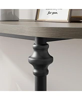 gaomon Entryway Table, 43.3" Console Table with Storage, 2 Tier Sofa Table