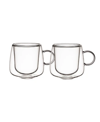 Villeroy & Boch Artesano Hot Cold Beverages Small Insulated Espresso Glass, Set of 2
