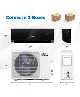 18000BTU Wifi Enabled Mini Split Air Conditioner & Heater with Heat Pump