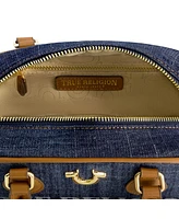 True Religion Denim Logo Mini Satchel Crossbody Bag