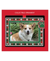 Ganz Paw Print Frame Ornament