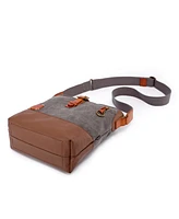 Tsd Brand Redwood Canvas Crossbody Bag