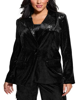 Guess Women's Omega Long-Sleeve Oversized Blazer