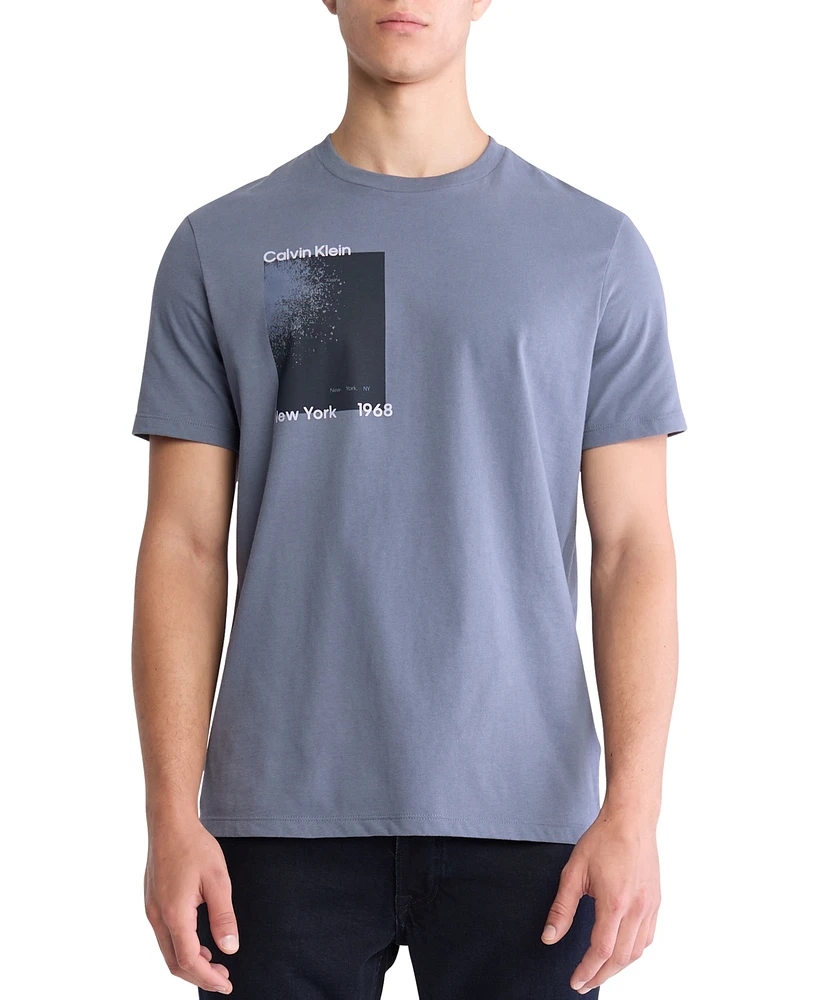 Calvin Klein Men's Light Burst Graphic Crewneck T-Shirt