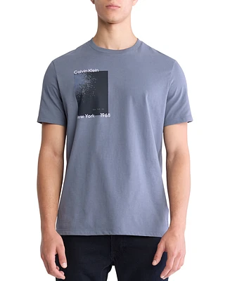 Calvin Klein Men's Light Burst Graphic Crewneck T-Shirt