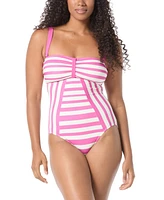 Coco Reef Women's Posh Striped One Piece Swimsuit