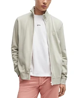 Boss by Hugo Boss Men's Logo Badge Zip-Up Jacket