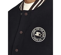 Starter Men's Heavyweight Fleece Varsity Jacket