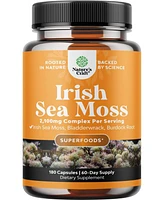 Nature's Craft Irish Sea Moss Capsules, Superfood Blend for Immune Support Heart Health Fertility Joint Health and Thyroid Support, Nature's Craft