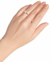 Giani Bernini Cubic Zirconia Solitaire Ring (2-5/8 ct. t.w.) in 18k Gold Over Sterling Silver, Exclusively at Macy's