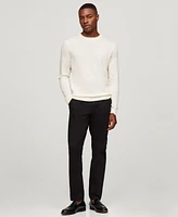 Tommy Hilfiger Men's Dress Casual Crewneck Fine Gauge Merino Wool Sweater