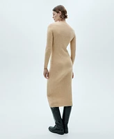 Mango Women's Knit Midi Dress