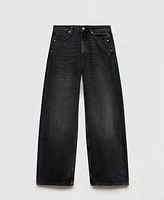 Mango Women's Camilla Straight High Rise Jeans