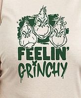 Hybrid Apparel Plus Size Feelin' Grinchy Graphic Pullover Top