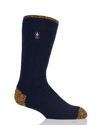 Heat Holders Men's Lite Worxx Hank Contrast Crew Sock