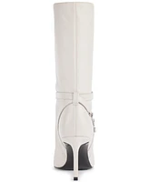Karl Lagerfeld Paris Women's Sharina Heeled Slouched Booties