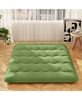 Gouun Floor Mattress with Washable Cover and Carry Bag-Queen Size