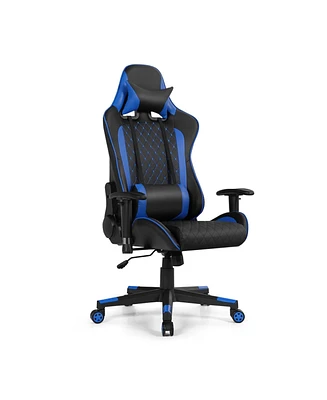 Gouun Massage Gaming Chair with Lumbar Support and Headrest