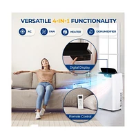 SereneLife Portable Air Conditioner & Heater, 14000 Btu, Wi-Fi Control