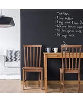 Gouun Set of 2 Dining Chairs with Solid Wooden Legs
