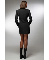 Bebe Women's x Ciara Bold Blazer Dress - Black