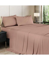 4 Piece Deep Pocket Rayon From Bamboo Cooling Sheet Set