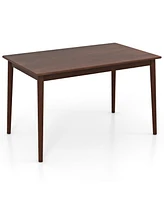 Gouun 48 Inches Wooden Dining Table for 4 People