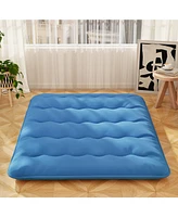 Gouun Foldable Futon Mattress with Washable Cover and Carry Bag for Camping-Queen Size
