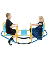 Gouun Outdoor Kids Seesaw Swivel Teeter for 3 to 8 Years Old