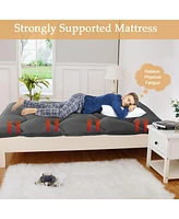 gaomon Queen Size Japanese Futon Mattress, Foldable Roll-Up Floor Mat, Tatami & Camping Pad