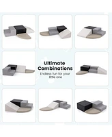 Gouun 4-Piece Climb and Crawl Foam Block Play Set for Infant Baby