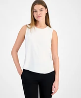 Anne Klein Women's Sleeveless Scoop-Neck Blouse