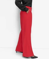 Dkny Women's High-Waisted Wide-Leg Pants