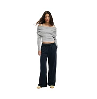 Cotton On Women's Classic Fleece Wide Leg Sweatpant