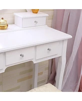 gaomon Vanity Desk with Mirror and Lights