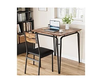 gaomon Dining Table for 2, Small Table and Chairs Set of 2, Square Dinette Set for 2, Dinner Table Set