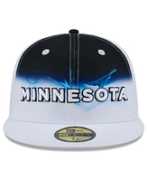 New Era Men's White Minnesota Timberwolves 2024/25 City Edition 59FIFTY Fitted Hat