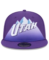 New Era Men's Purple Utah Jazz 2024/25 City Edition 59FIFTY Fitted Hat